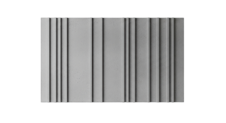 Abstract gray striped background with vertical lines and shadows.