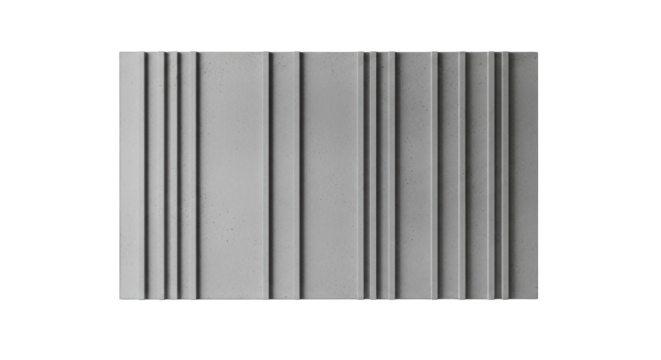 Abstract gray striped background with vertical lines and shadows.