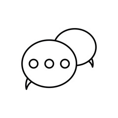 Chat vector icon