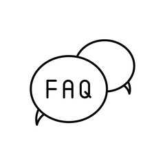 Faq vector icon