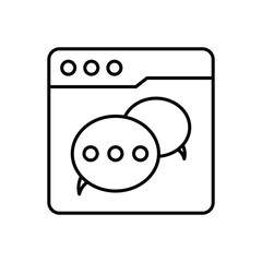 Forum  vector icon