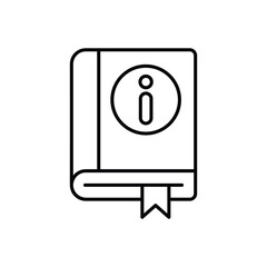 Guidebook  vector icon