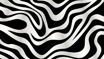 Zebra Stripes Seamless Pattern