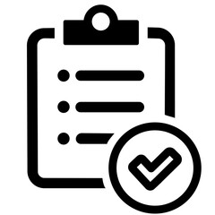 clipboard with check mark