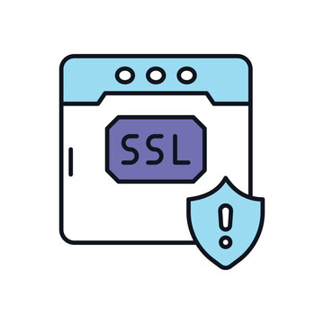 Ssl Certificate vector icon