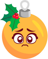 Christmas Ornament Sad