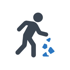 Littering Habit Icon