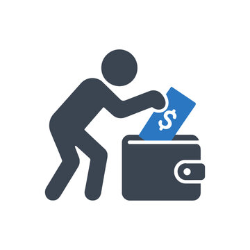 Stealing Money Habit Icon
