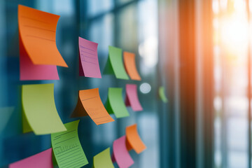 Strategic Future Planning on Sticky Notes