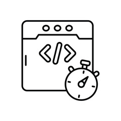 Website Speed vector icon