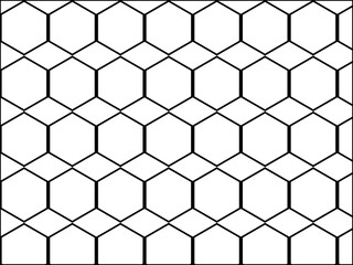 Naklejka premium seamless hexagon pattern