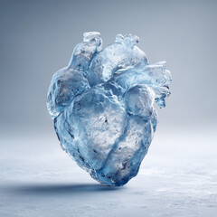 Icy anatomical heart