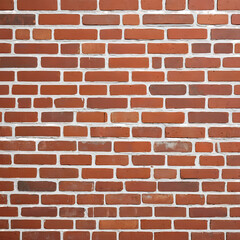 Classic brick wall with red blocks & light grout pattern backdrop