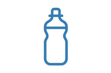 Clean Aqua Bottle Icon