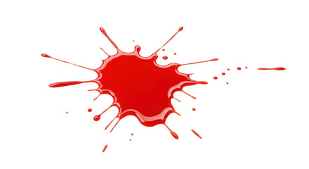 Red Liquid Splash paint blood