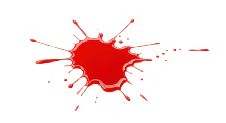 Red Liquid Splash paint blood
