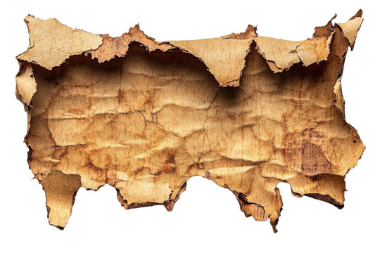 Vintage parchment paper texture background Old aged rough grunge antique blank scroll cracked