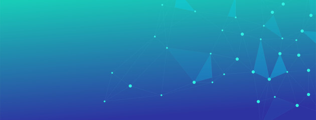 Geometric Network Background  Technology Gradient Design