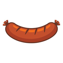 Fototapeta premium A delicious sausage, perfect for grilling or adding to your favorite recipes, a tasty treat for any occasion and a great source of protein