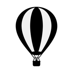 Obraz premium Illustration of a hot air balloon, symbolizing adventure, travel, freedom, and exploration in the sky with a sense of wonder and excitement