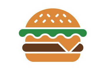 Simple Burger Graphic