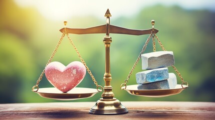 Balance between emotions and rational choices.