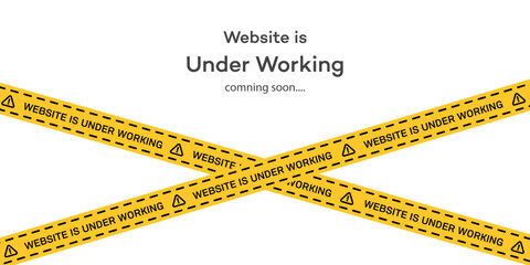 Website Under Working  Coming Soon Development Announcement