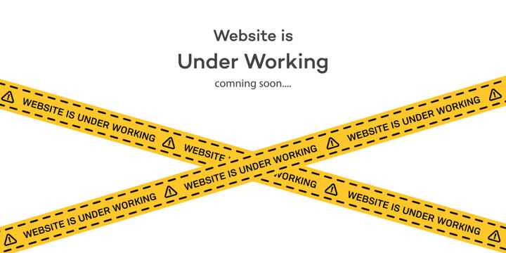 Website Under Working  Coming Soon Development Announcement