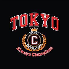 Tokyo College League Emblem Design
