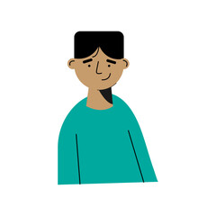 Minimalist Male Character Vector