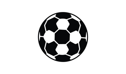 Obraz premium Classic soccer ball design on white background
