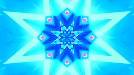 This dynamic video loop showcases a vibrant tunnel filled with colorful patterns and shapes. The seamless animation creates an immersive experience that captivates viewers.