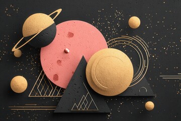 Sleek poster design for New Year celebrations, showcasing vibrant colors and dynamic compositions against a backdrop of shimmering stars