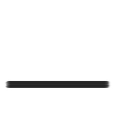 Minimalist Black Rectangular Element on White Background - Simple Graphic Design Concept