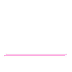 Striking Hot Pink Line Illustration on White Background Minimalist Design