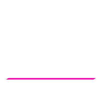Striking Hot Pink Line Illustration on White Background Minimalist Design