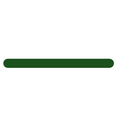 Obraz premium Simple green horizontal line with rounded ends, ideal for dividers or accents in graphic design
