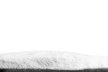 The winter Christmas background with snow on the wood.