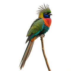 Obraz premium Blue and Yellow Macaw Parrot on white background
