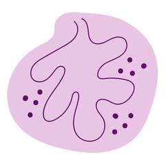 Simple Illustration of a Hand Drawn Decoration