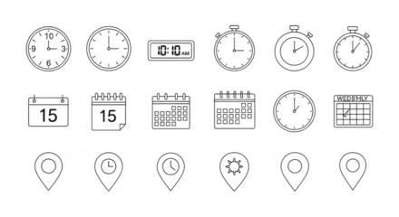 Temporal navigation through digital calendrical iconography