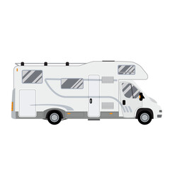 Naklejka premium Rv mobile home truck.