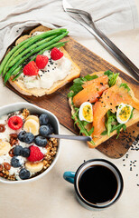 Healthy eating. Vegetarian food concept.