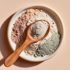 Natural Cosmetic Clay Powders for Organic Beauty Skin Treatments