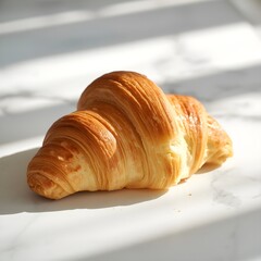 Croissant bread is crescent-shaped, delicious and tasty and comes from France.