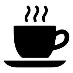 Hot Drink icon or logo isolated sign symbol vector illustration - high quality black style vector icons