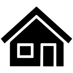House icon or logo isolated sign symbol vector illustration - high quality black style vector icons