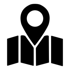 Location Marker icon or logo isolated sign symbol vector illustration - high quality black style vector icons