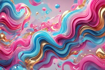 abstract colorful background with circles