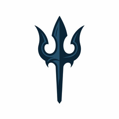 trident, spear, weapon, mythology, marine, ocean, warrior, power, strength, dominance, Neptune, Poseidon, symbol, authority, battle, combat, ancient, Greek, Roman, maritime, sea, hero, god, crest, emb